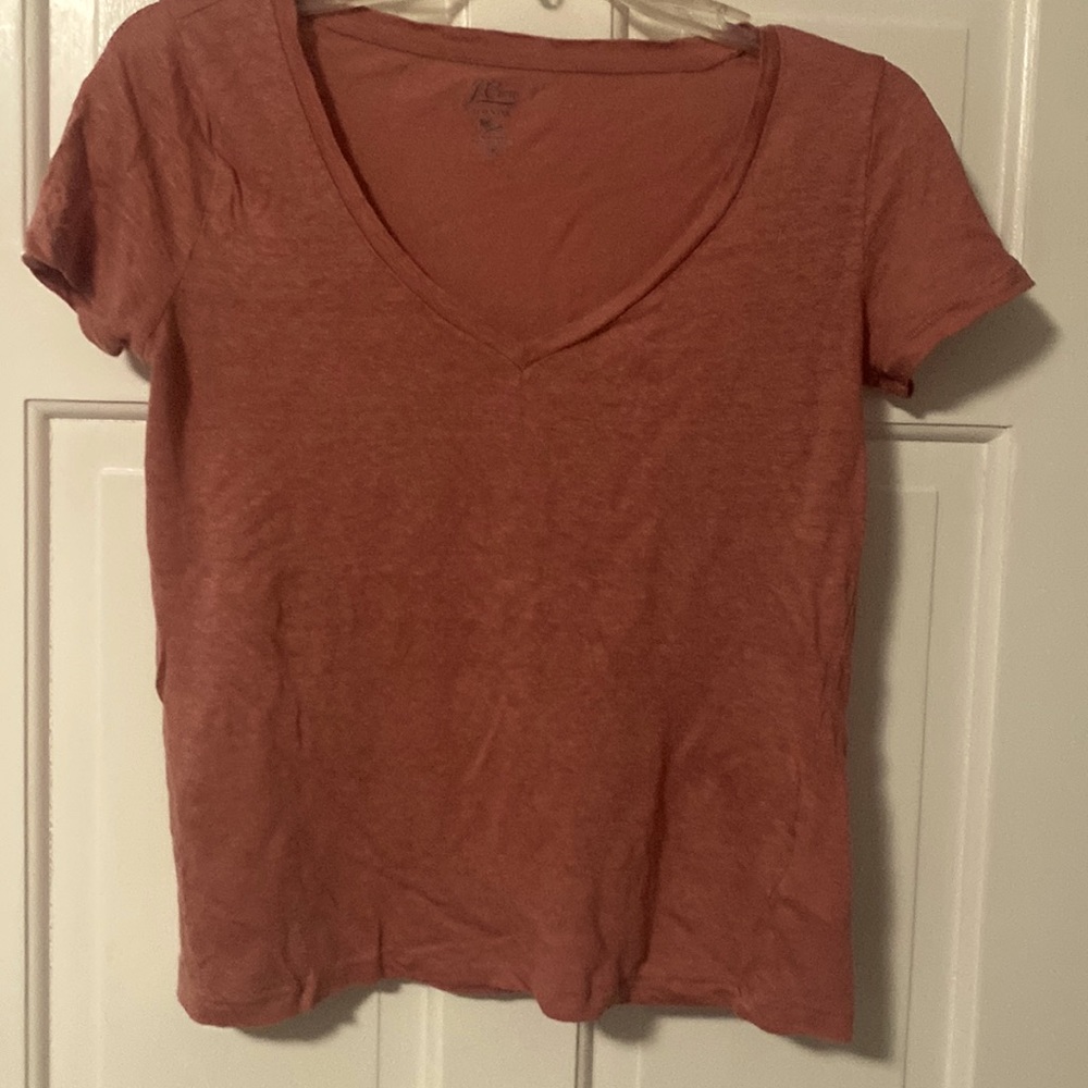 Coral pink shirt